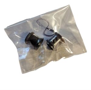 NWOT 0g 8mm stainless steel tunnels/plugs 2 PACK